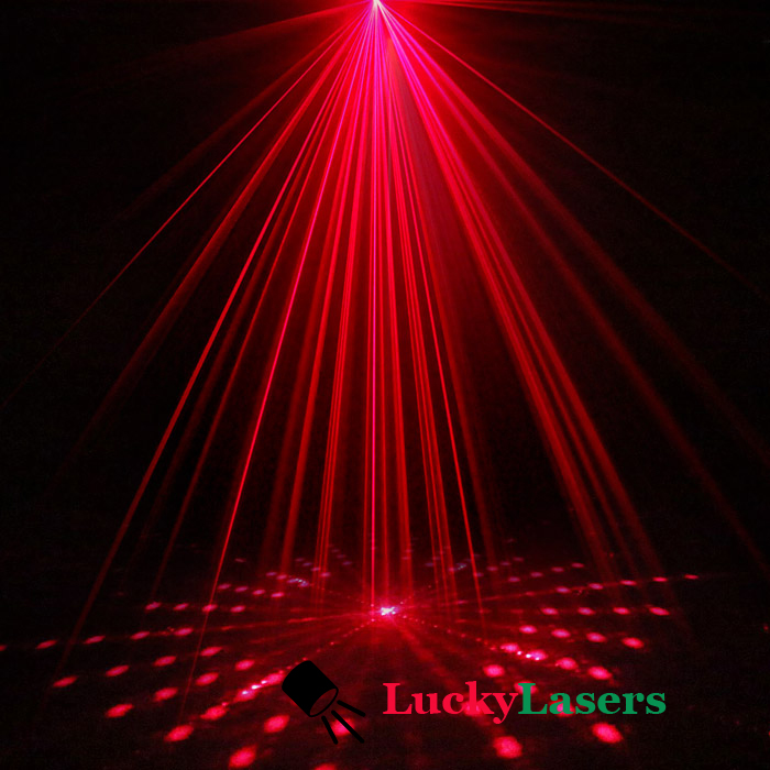 635nm/532nm 20 Patterns Laser Lawn Lamp Outdoor Waterproof Lights